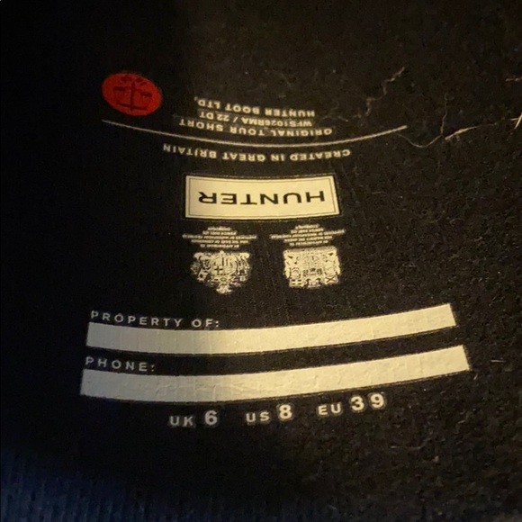 hunter boots - Picture 2 of 2